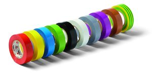 Elektro Isolierband 15mm x 10m PVC wasserfest abriebfest UV-beständig, flexibel - diverse Farben zur Auswahl, Farbe:Lila