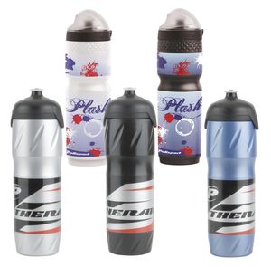 Polisport Thermosflasche warm/kalt Trinkflasche Fahrradflasche 500 ml Flasche, Herstellernummer:MONZ63145, Farbe:plash schwarz
