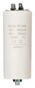 Kondensator 60.0uf / 450 v + Aarde Kondensator 60.0uf / 450 v + Aarde