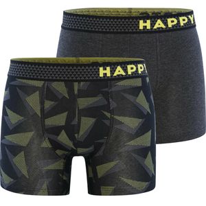 Happy Shorts Trunks Neon Triangles S (Herren)
