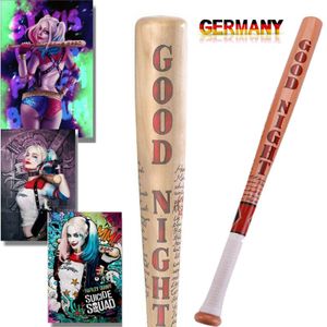 Harley Quinn Suicide Squad Bat Halloween 85cm Harley Quinn Holz Baseballschläger Suicide Squad Cosplay Gift - Adult