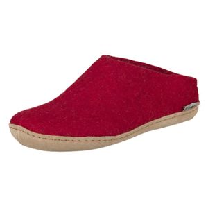 Glerups Slip-on Damen Hausschuh in Rot, Größe 39