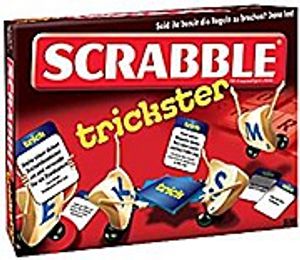 Mattel R3076-0 - Scrabble Trickster, Legespiel