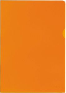Oxford Sichthülle Premium DIN A4 PVC glasklar orange transparent 25 Hüllen