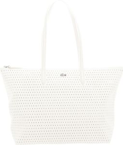 LACOSTE Schultertasche Shopper Shopping Bag Farine weiß LACOSTE Schultertasche Shopper Shopping Bag Farine weiß