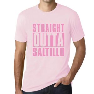 Herren Grafik T-Shirt Direkt aus Saltillo – Straight Outta Saltillo – Öko-Verantwortlich Vintage Jahrgang Kurzarm Lustige Druck Geburtstag Geschenk