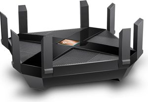 TP-LINK AX6000 - Wi-Fi 6 (802.11ax) - Dwuzakresowy (2,4 GHz/5 GHz) - Wbudowany port Ethernet - Czarny - Router stołowy