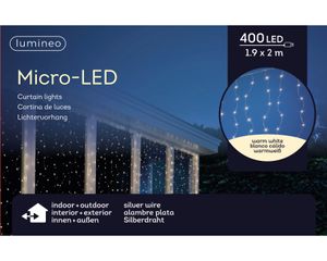 Kaemingk LED Lichtervorhang 400 LED 190 x 200 cm