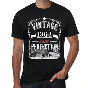 Herren Grafik T-Shirt Alle Originalteile bis zur Perfektion gealtert 1964 – All Original Parts Aged to Perfection 1964 – Geschenk 60. Geburtstag