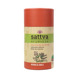SATTVA_Natural Herbal Dye for Hair naturalna ziołowa farba do włosów Nut Brown 150g