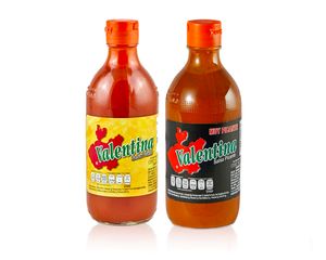 Valentina hot Sauce scharfe Soße - (Pack von 2) je 370ml Valentina Salsa Picante scharfe und extra scharfe chili Sauce