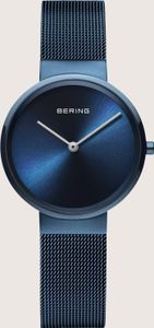Bering Classic Armbanduhr Elegantes Blau Poliert/Gebürstet mit Saphirglas 14531-397 Bering Classic Armbanduhr Elegantes Blau Poliert/Gebürstet mit Saphirglas 14531-397