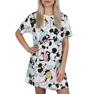 Mickey Mouse Disney Damen Nachthemd, Nachthemd aus Baumwolle S