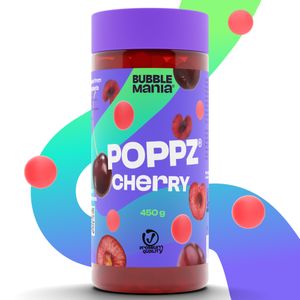 POPPZ Popping Boba-Fruchtperlen für Bubble Tea | Kirsche - Fruchtige Tapioka Perlen von Bubble Mania- 450 G
