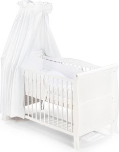 Babybett "LILLY" Komplett 120x60 cm weiss