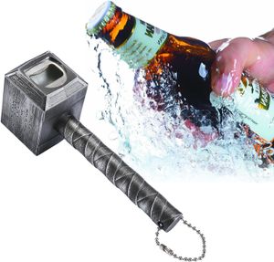 Thors Hammer Flaschenöffner, Bier flaschenöffner, Marvel Hammer flaschenöffner, Avengers kreativer Korkenzieher, die kreativsten Geschenke (1*Silber)