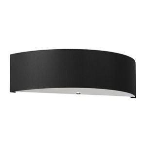 Wandleuchte SKALA Up & Downlight schwarz L: 45, B: 12, H: 15cm, Fassung E14, dimmbar