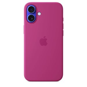 Silikonové pouzdro Apple iPhone 16 Plus s MagSafe - Fuchsiová
