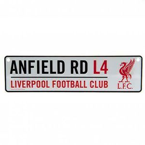 Liverpool FC Fenster-Schild, Anfield TA7026 (Einheitsgröße) (Rot/Schwarz/Weiß)