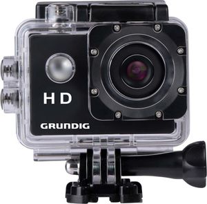 Grundig Action Camera HD720P Podvodní kamera - Vodotěsná do 30M - 2" LCD displej - Včetně různého příslušenství - Detekce pohybu - Černá barva