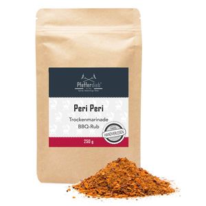 Pfefferdieb - Peri Peri - Premium Grillgewürz, Trockenmarinade, BBQ Rub, 250g