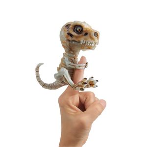 WowWee Fingerlings Ungezähmtes interaktives Spielzeug - im Dunkeln leuchtendes T-Rex Doom-Skelett leuchtet im Dunkeln