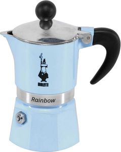 BIALETTI Rainbow Espressokocher blau, 1 Tasse