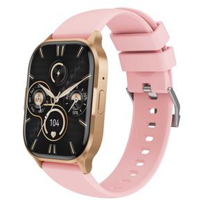 XO J10 Smartwatch, dámské chytré hodinky, 2,01", 240 x 296 px Amoled, fitness tracker hodinky pro Android, IOS, IP67 vodotěsné, růžově zlaté