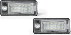 Oświetlenie tablicy rejestracyjnej LED do Audi A3 8P A4 B6 B7 A5 A6 4F Q7 SET