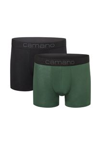Camano Boxershorts Comfort mit nachhaltigerer Baumwolle (BCI) 2er Pack sycamore green S