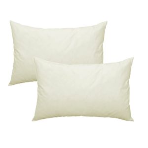 2er Pack Füllkissen 60x70 cm Federn Kissen Inlett Kissenfüllung Kopfkissen Innenkissen