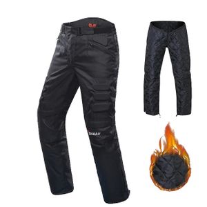 Kalhoty na motorku, rychle odepínací provedení, nepromokavá a zateplená podšívka, zimní kalhoty DUHAN B, XXL