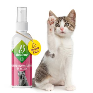 Baviette Wund Spray (150-fach) Wundreinigung Wundpflege Katzenpflege Geruchsneutral PH - neutral zu schneller Regeneration | Probiotisch, biologisch |