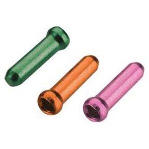Jagwire Shift And Brake Cable Tips Box 90 Units Green / Orange / Pink One Size