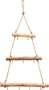 Treibholz-Leiter zum Hängen, mit Haken, 38 x 76 cm, ideal für Dekoration