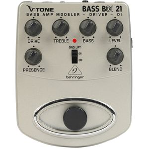 Behringer BDI21 V-Tone Bass Driver Fußpedal mit DI-Box-Funktion