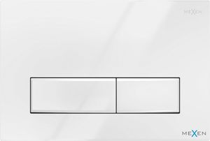 Fenix 09 splachovací tlačítko bílá lesklá /kompatibilní s Geberit Sigma UP300 a UP320/ (600900)