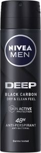 Nivea Men Deep Black Carbon Deo Spray 150 Ml