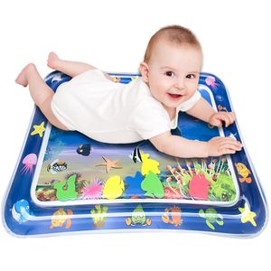 Baby Wassermatte Aufblasbare Wasserspielmatte XXL Sensorisches Spielzeug Kleinkinder Wasserspiel Bodenmatte Wachstum Aktivität Tool Bauchzeit Retoo