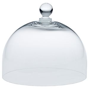 IRKMANN Glashaube, rund, Ø 22 cm, H 19,6 cm, schützt Gebäckstücke, zur dekorativen Präsentation, 441