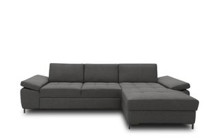 DOMO Collection Polsterecke CAPELO FK Ecksofa, Couch mit Armteilverstellung, Longchair rechts, Federkern