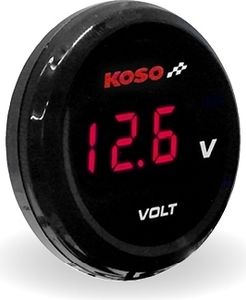 KOSO i-GEAR Voltmeteranzeige rot