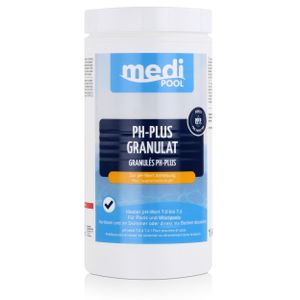 mediPOOL PH-Plus Granulat 1kg - Für Pools & Whirlpools (1er Pack)