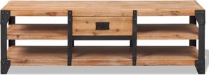 vidaXL TV-Schrank Massivholz Akazie 140x40x45 cm