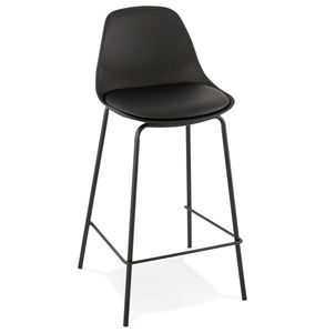 Kokoon® Designová barová židle ESCAL MINI 41,5x42x86,5 cm,Plast / Polymer, černá, 6,9 kg
