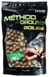 METHOD GROUND Boilies Grundfutter Angelfutter Lockfutter 16mm 1kg Scopex-Fisch / FG-KP05