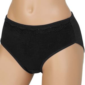 6er Pack Unterhosen Damen Slips Pantys mit Spitze 90% Baumwolle 3035/6002-XL