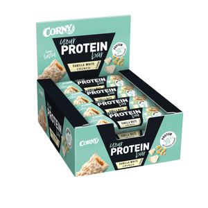 Corny your Protein bar Vanilla White Crunch Riegel 45g 12er Pack