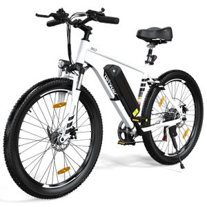 HITWAY Elektrofahrrad, elektrisches Mountainbike, 26 * 2,1City-E-Bike für Erwachsene, Elektrofahrrad mit abnehmbarer 36V12Ah Lithiumbatterie, 7 Geschwindigkeiten, Reichweite 35–90 km