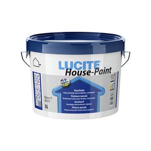 Lucite House-Paint Hausfarbe 5 Liter weiß 1000T